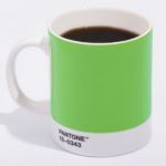 Pantone green mug